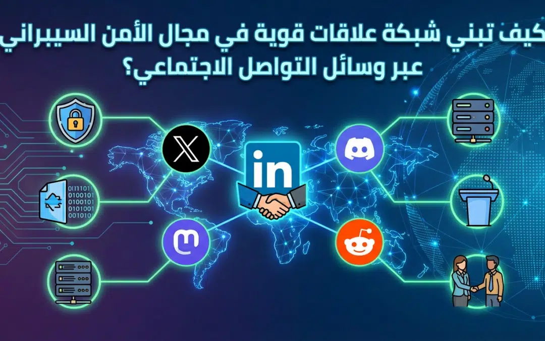 كيف تبني شبكة علاقات قوية في مجال الأمن السيبراني عبر وسائل التواصل الاجتماعي؟