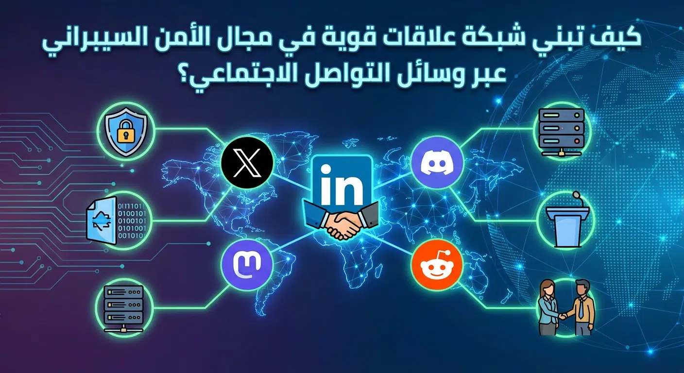 كيف تبني شبكة علاقات قوية في مجال الأمن السيبراني عبر وسائل التواصل الاجتماعي؟